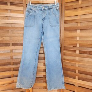 Polo Co. Ralph Lauren Straight Leg Denim Jeans Women Size 8 Cotton Spandex